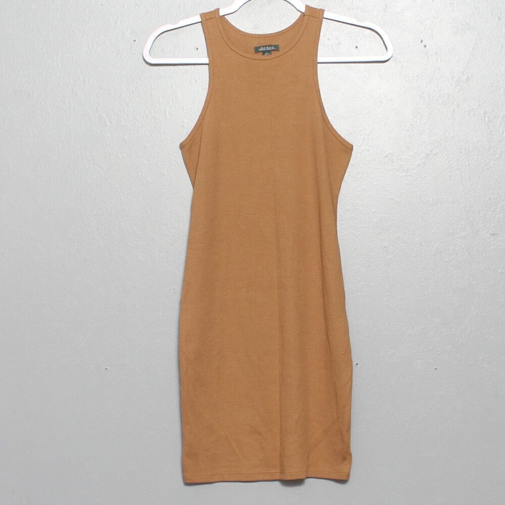 Wild fable muscle tank camel fitted dress